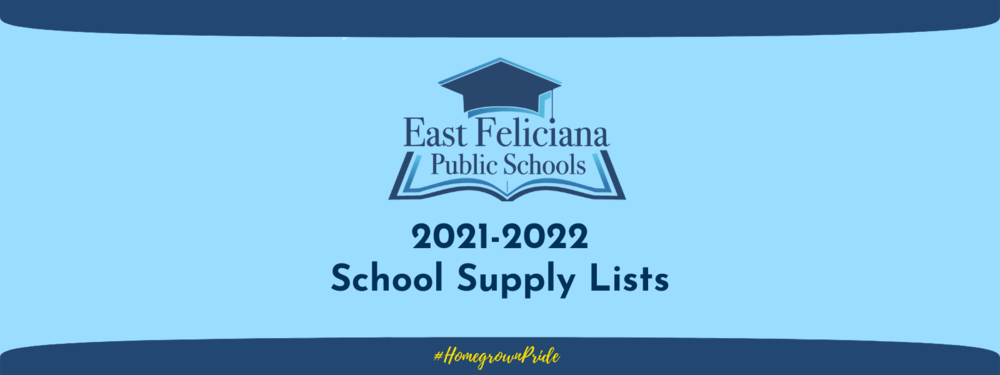 2021-2022 School Supply Lists