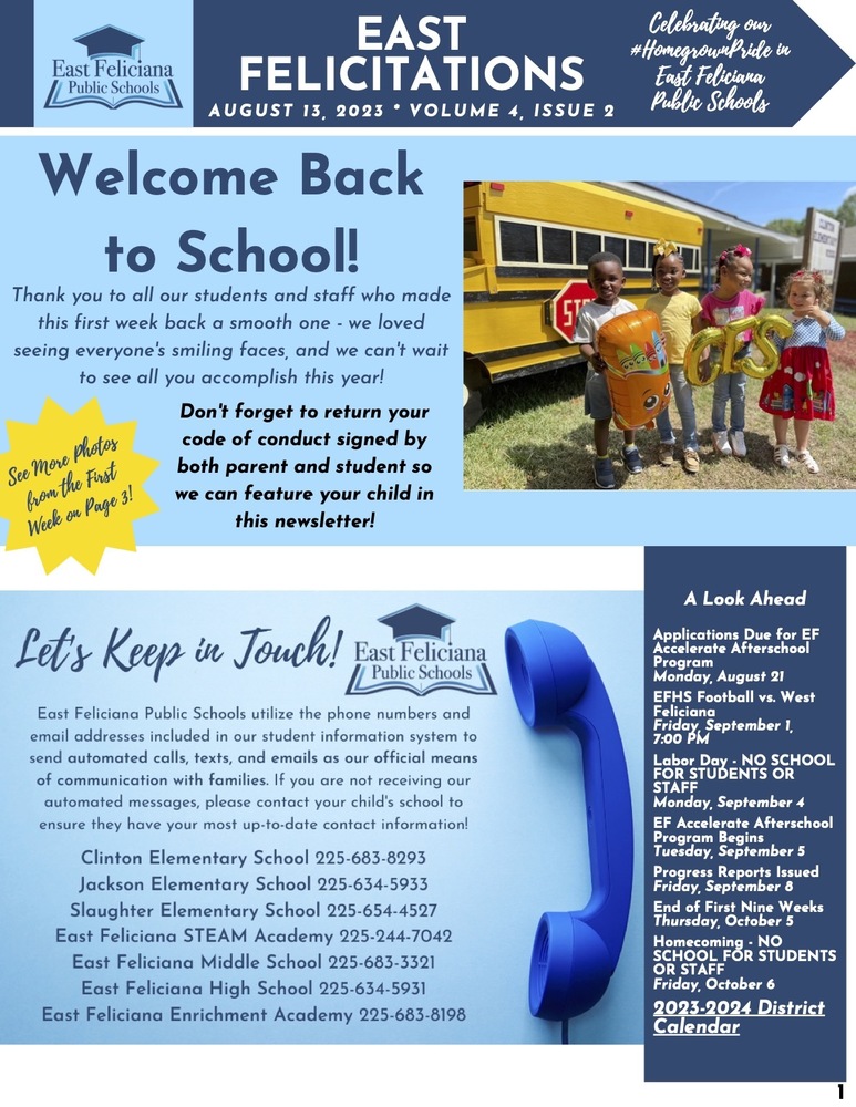 First page of newsletter - please use PDF reader to read text of newsletter