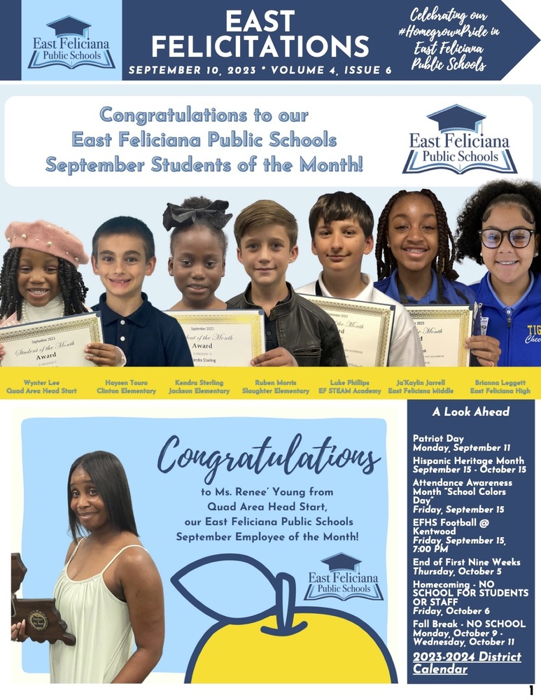First page of newsletter - please use PDF reader to read text of newsletter