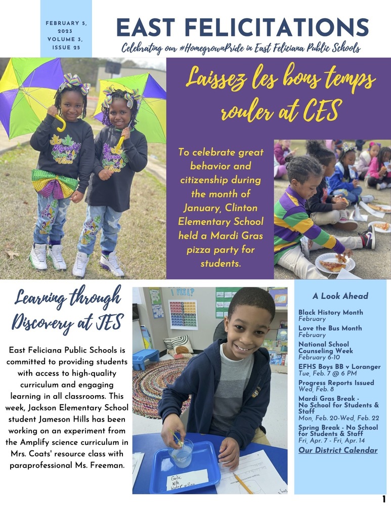 First page of newsletter - please use PDF reader to read text of newsletter